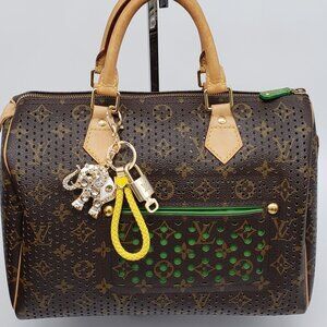 Authentic Louis Vuitton Lock & Key with unbranded Bagcharm, Keycharm, Keychain